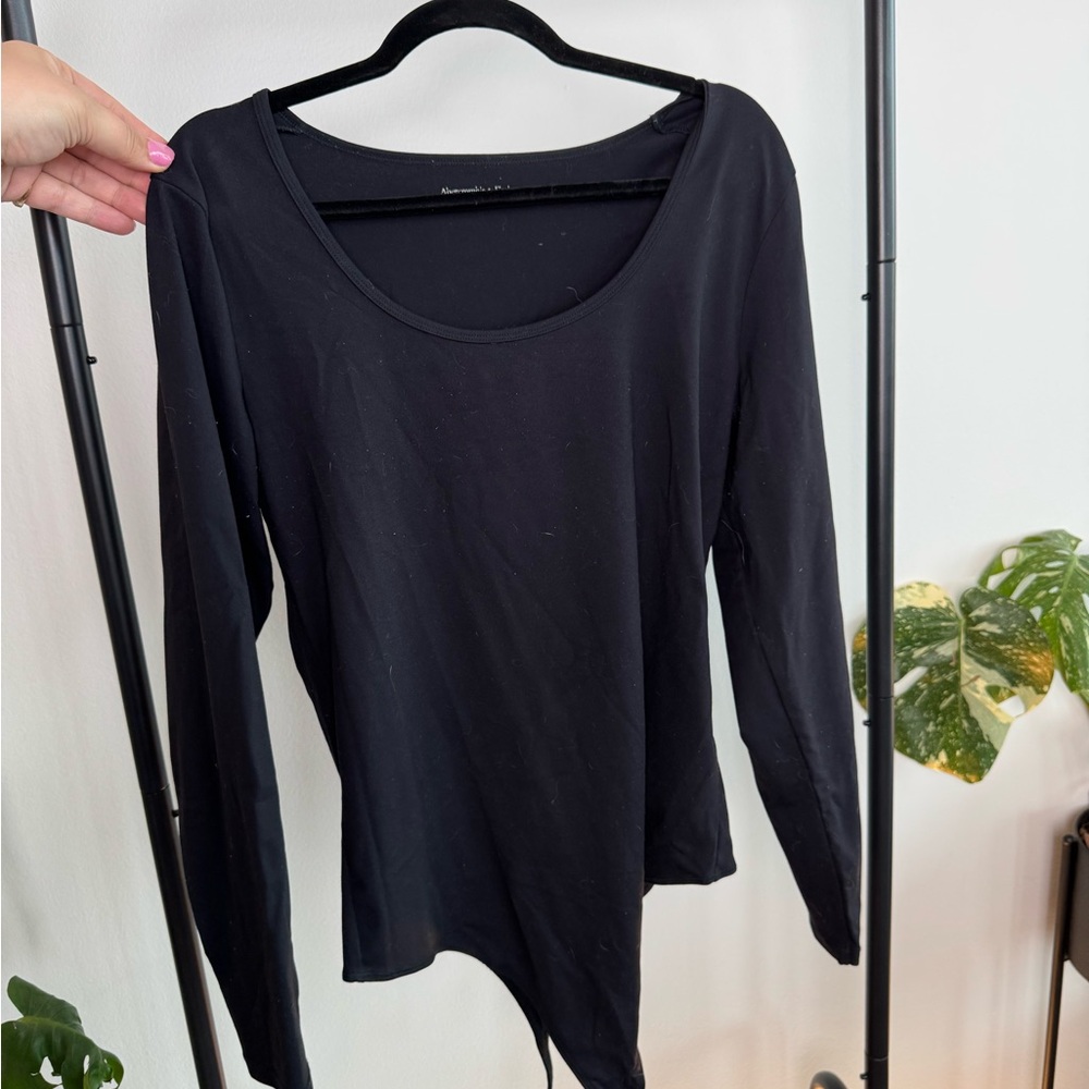 Black Long Sleeve Bodysuit